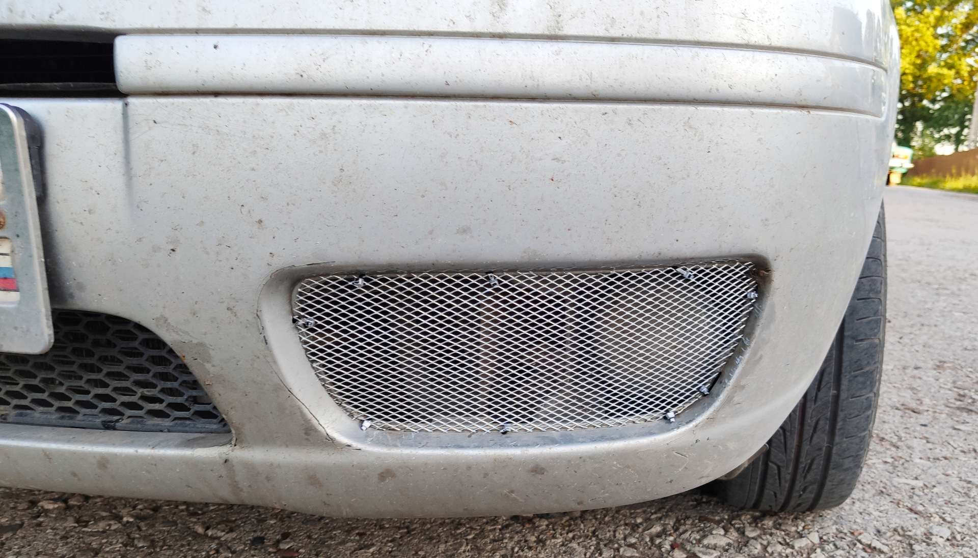 Заглушки ПТФ (металлическая сетка) — FIAT Albea, 1,4 л, 2009 года ...