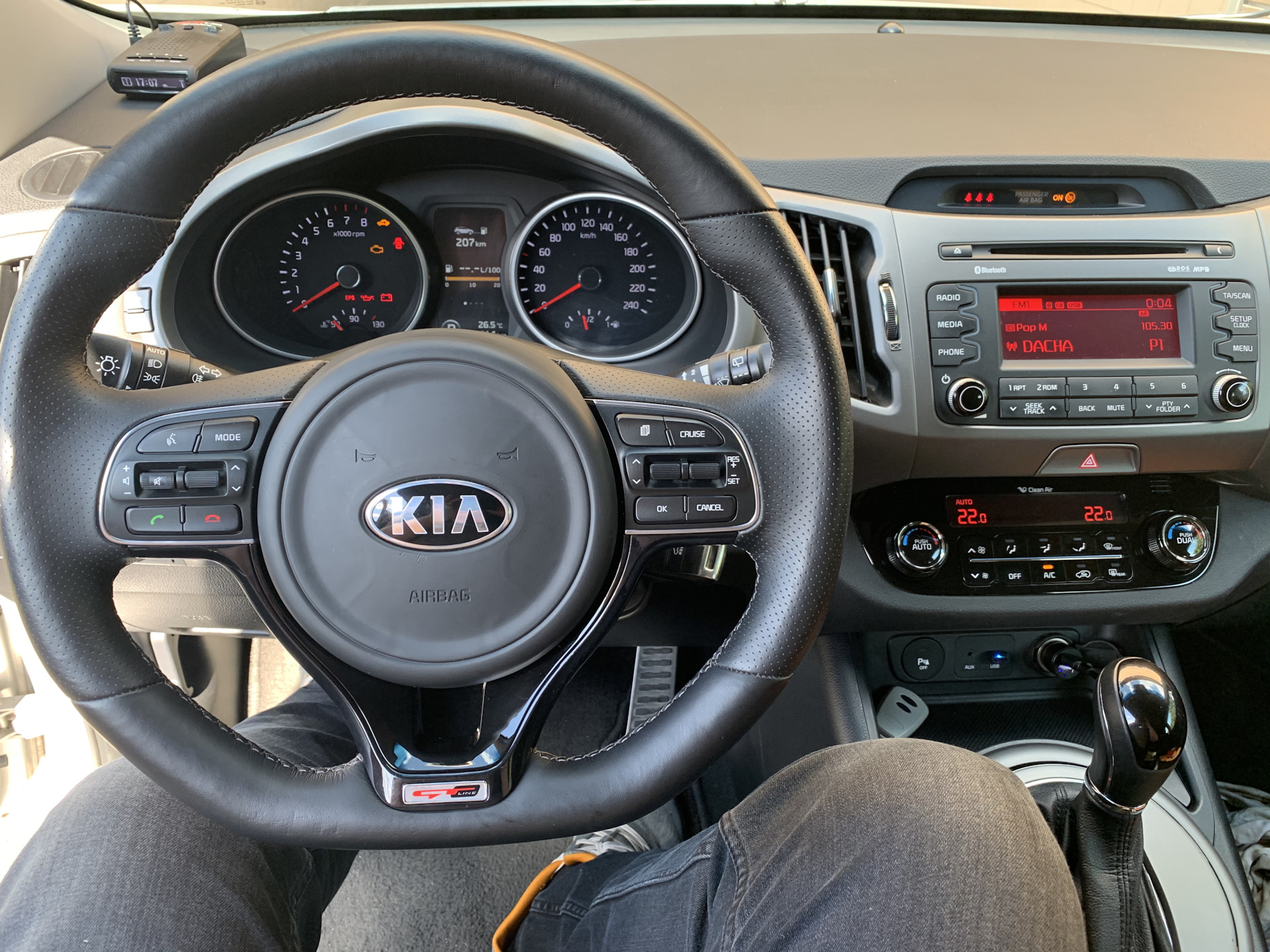 Kia Optima 2016 руль