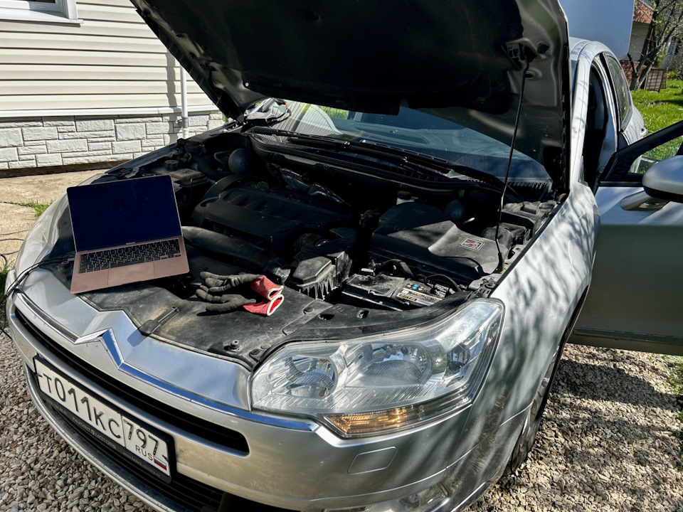 Замер уровня LDS — Citroen C5 (2G), 2 л, 2009 года | плановое ТО | DRIVE2