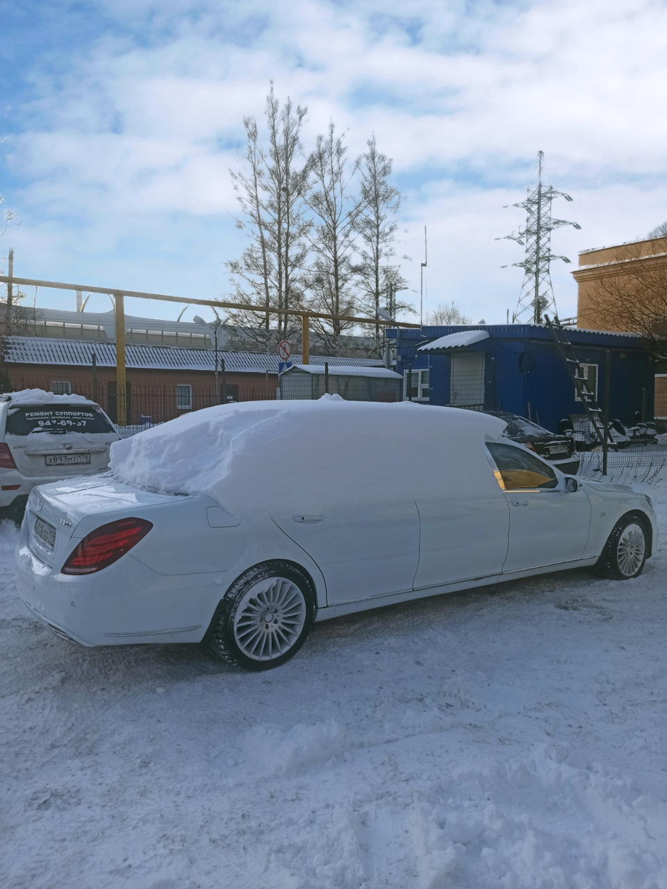 чтобы снег растаял, на парковку машину поставил ⛄ — Mercedes-Benz S-Class  (W220), 5 л, 2017 года | фотография | DRIVE2