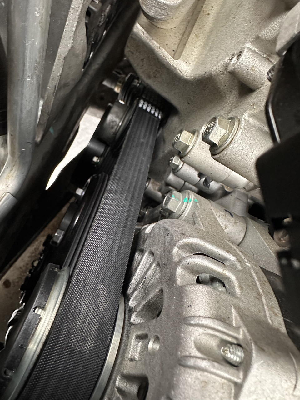 Замена приводного ремня (как по отзывной) — Exeed RX, 2 л, 2023 года ...