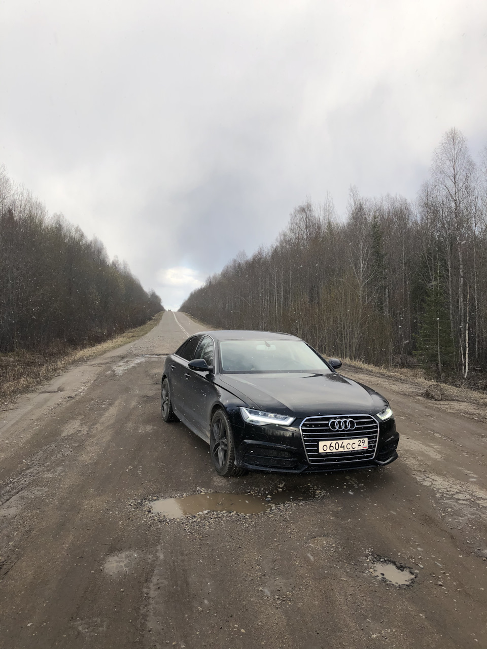 Архангельская область. — Audi A6 (C7), 1,8 л, 2018 года | фотография |  DRIVE2