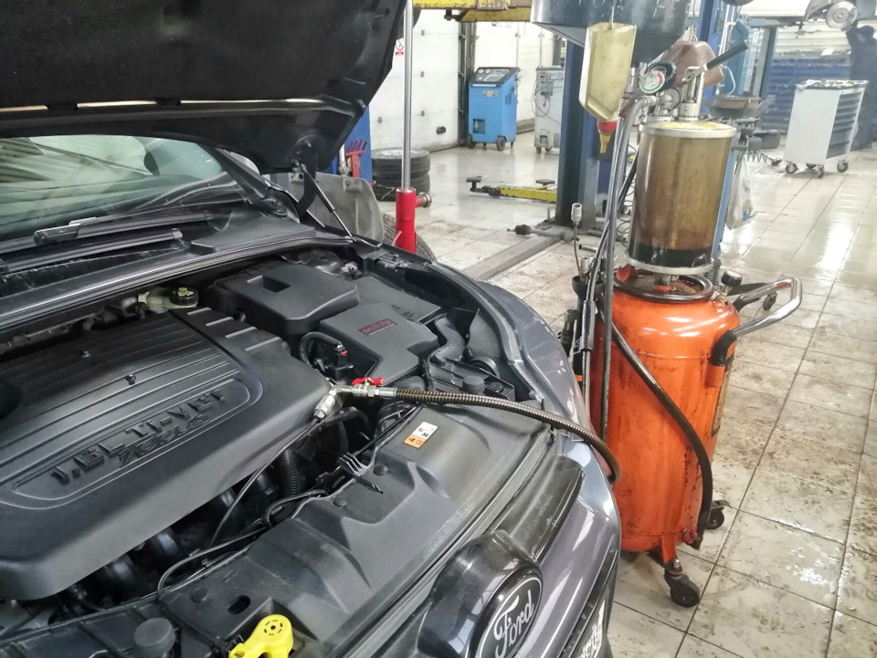 Второй раз уже практикую замену масла через отсос ) — Ford Focus Hatchback III