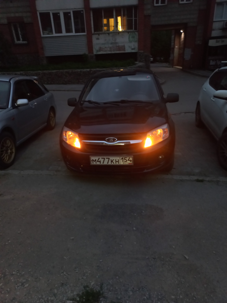 Янтарный ДХО — Lada Гранта (1G), 1,6 л, 2012 года | аксессуары | DRIVE2