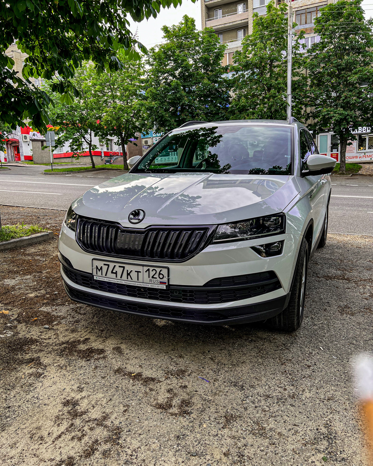 Уход за кузовом Авто/керамический воск, голубая глина… Ч — 2 Результат —  Skoda Karoq, 1,4 л, 2021 года | мойка | DRIVE2