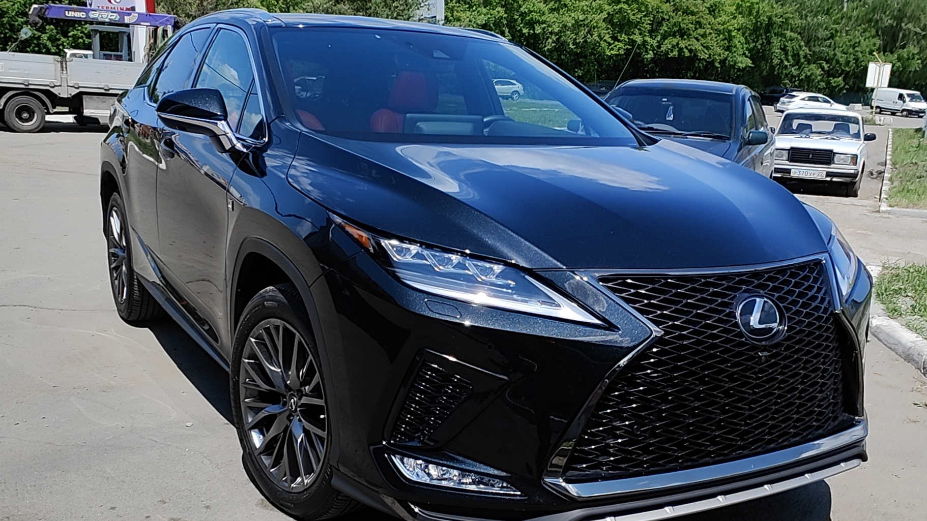 Lexus RX (4G) 3.5 бензиновый 2021 | 350 черный как уголек на DRIVE2