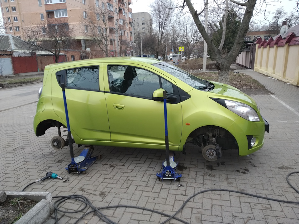 Переобулся — Chevrolet Spark (M300), 1 л, 2012 года | шины | DRIVE2