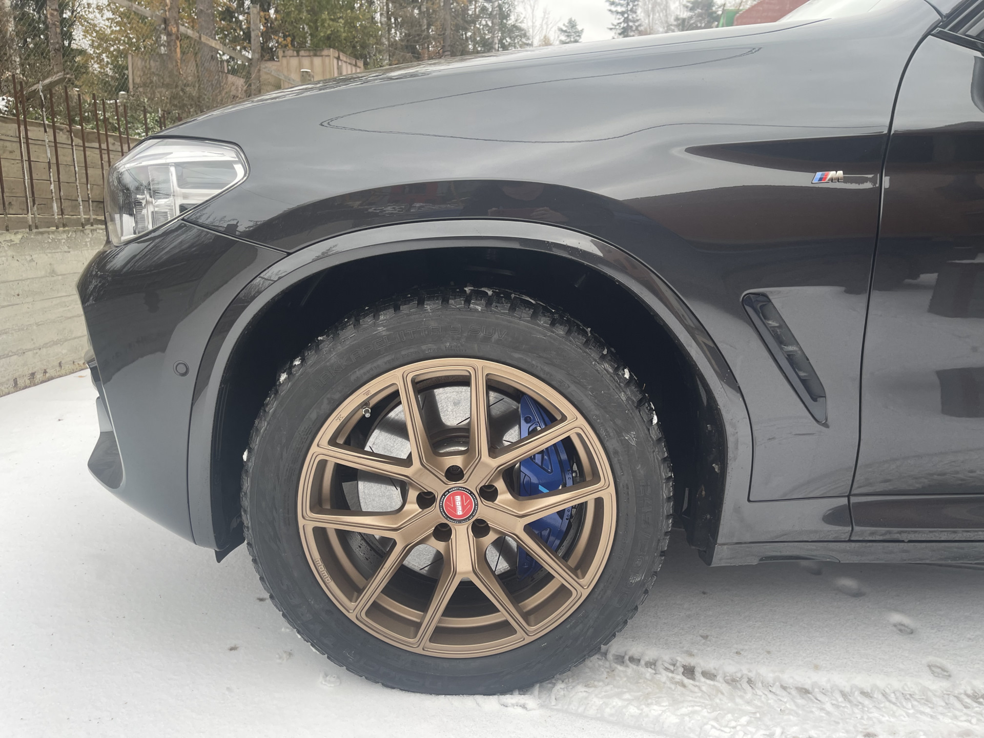 Хака 9 momo rf-01 — BMW X3 (G01), 3 л, 2019 года | шины | DRIVE2