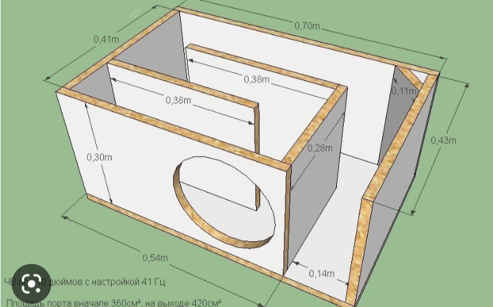 Толщина короба для сабвуфера