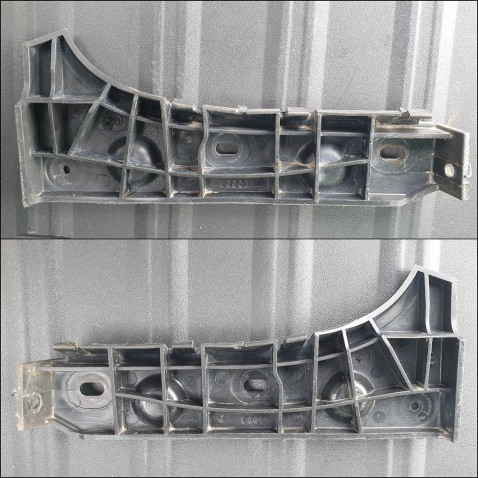 4B0807283B Кронштейн переднего бампера левый / AUDI A-6 98 — 05 VAG ...
