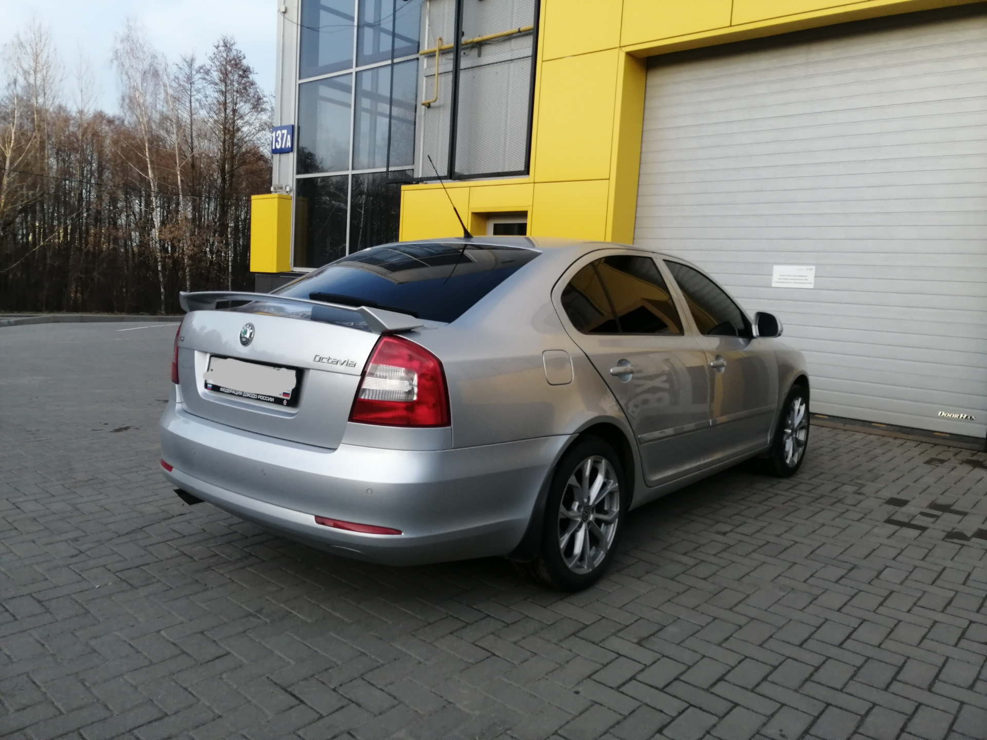 3 вкруг пружины-30 и RS спойлер — Skoda Octavia A5 Mk2, 1,4 л, 2012 года |  тюнинг | DRIVE2