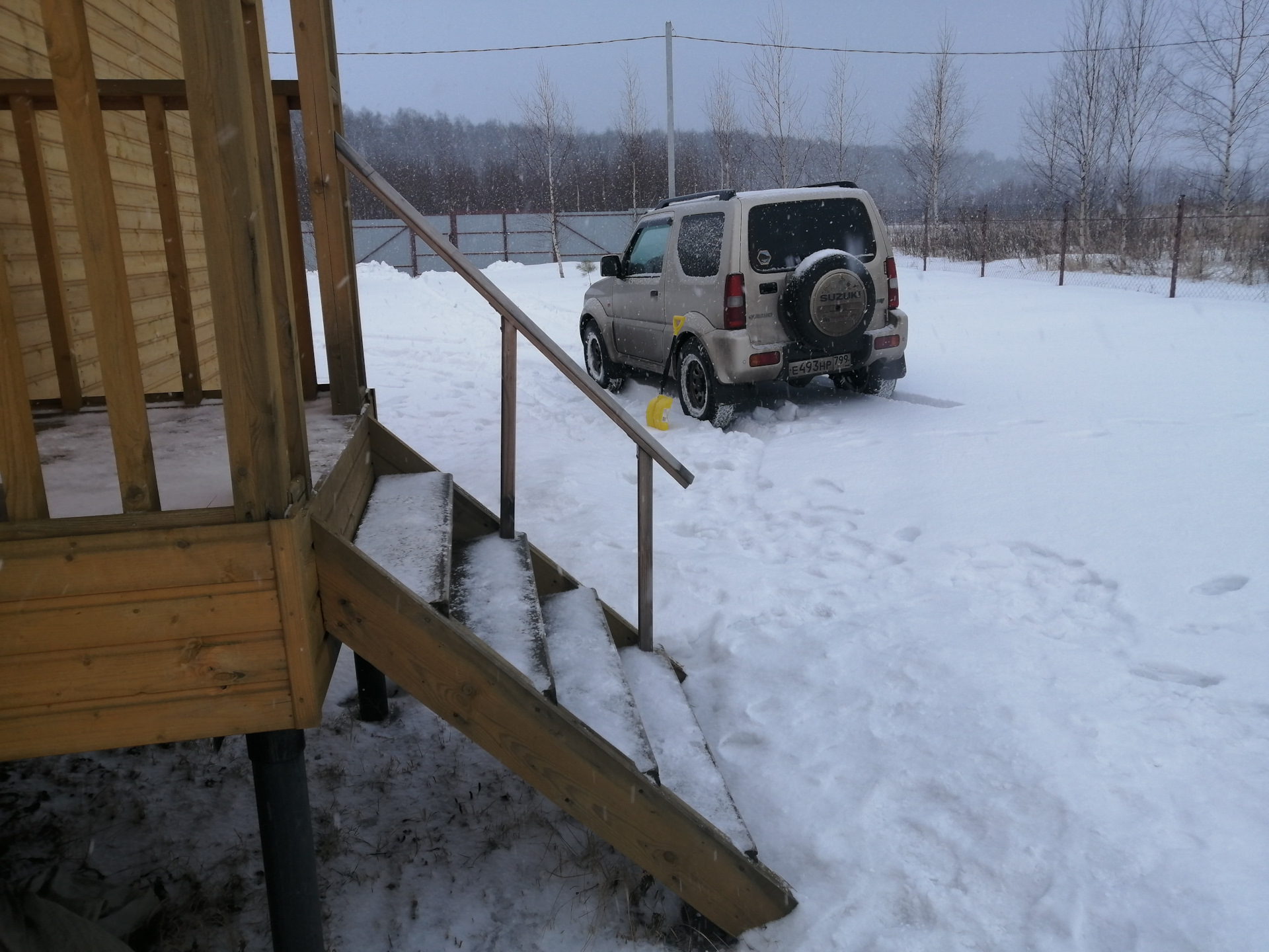 Ат резина Tire Grabber AT3 215/75R15 зимой в Мск — Suzuki Jimny, 1,3 л ...