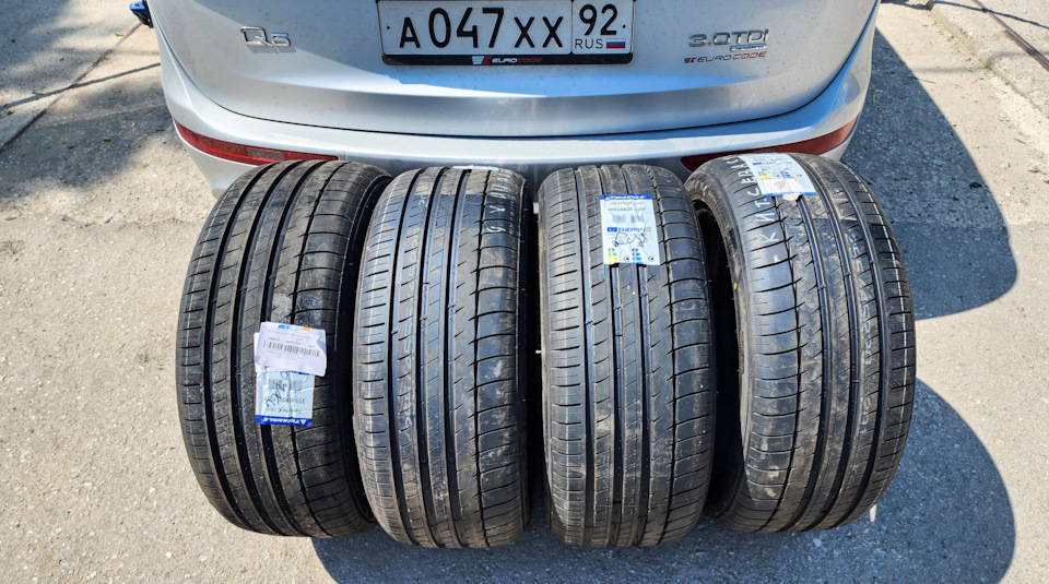 Обновление резины Triangle Sportex TH201 — Audi Q5 (1G), 3 л, 2009 года ...