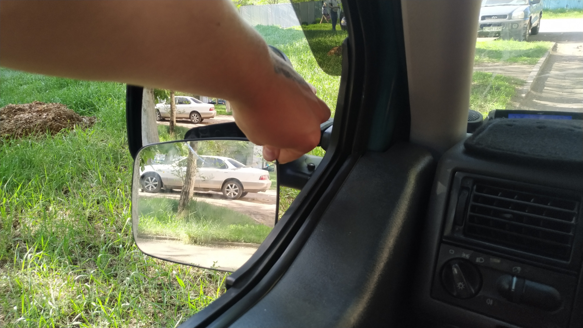 Асферическое зеркало заднего вида🌠 — Volkswagen Transporter T4, 2,4 л ...