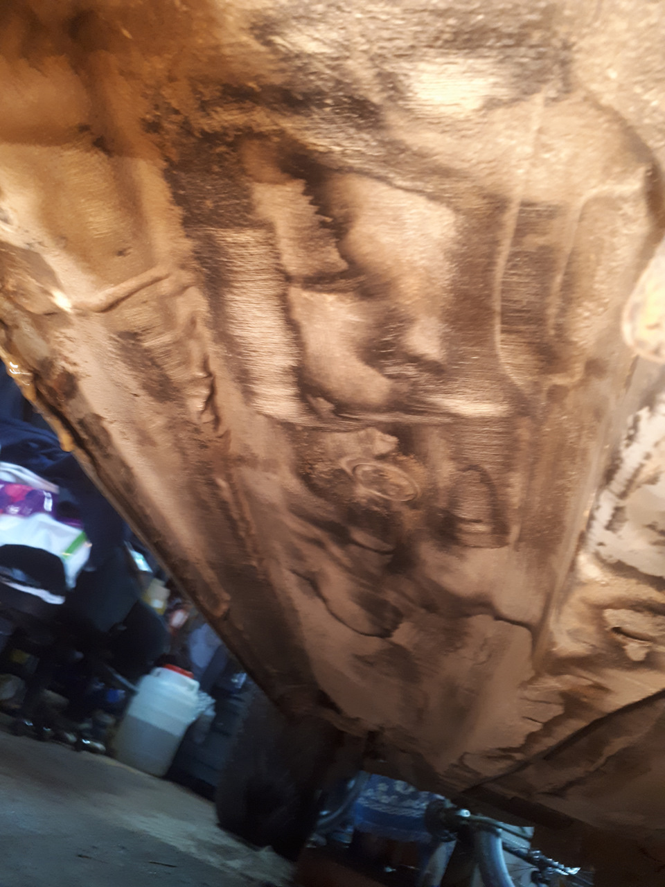 Вид снизу — Subaru Forester (SG)