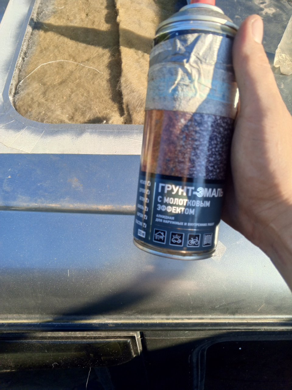 Вот такой молотковой краской — Lada 2120 Надежда