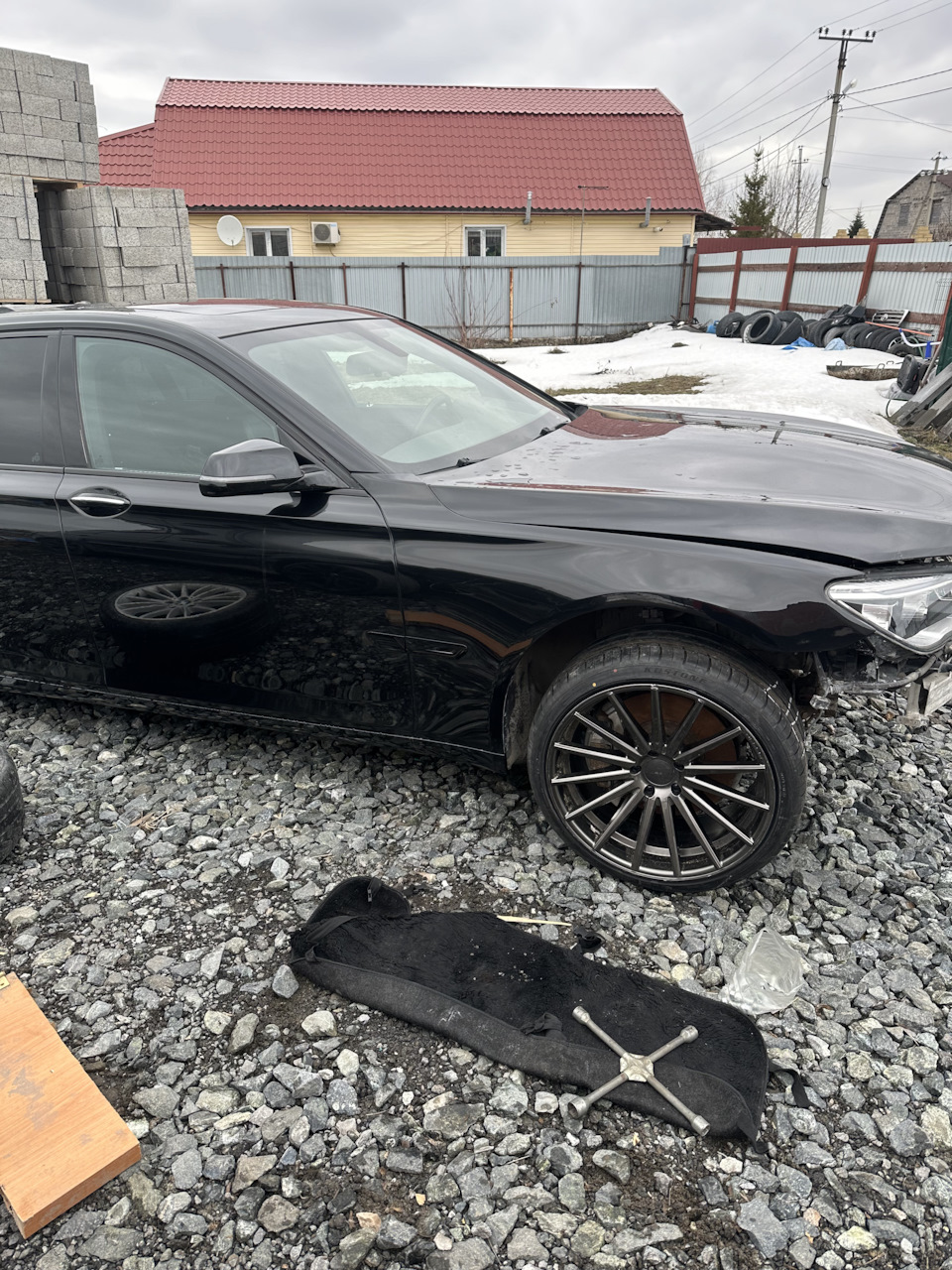 Примерка колёс — BMW 7 series (F01/02), 4,4 л, 2014 года | другое | DRIVE2