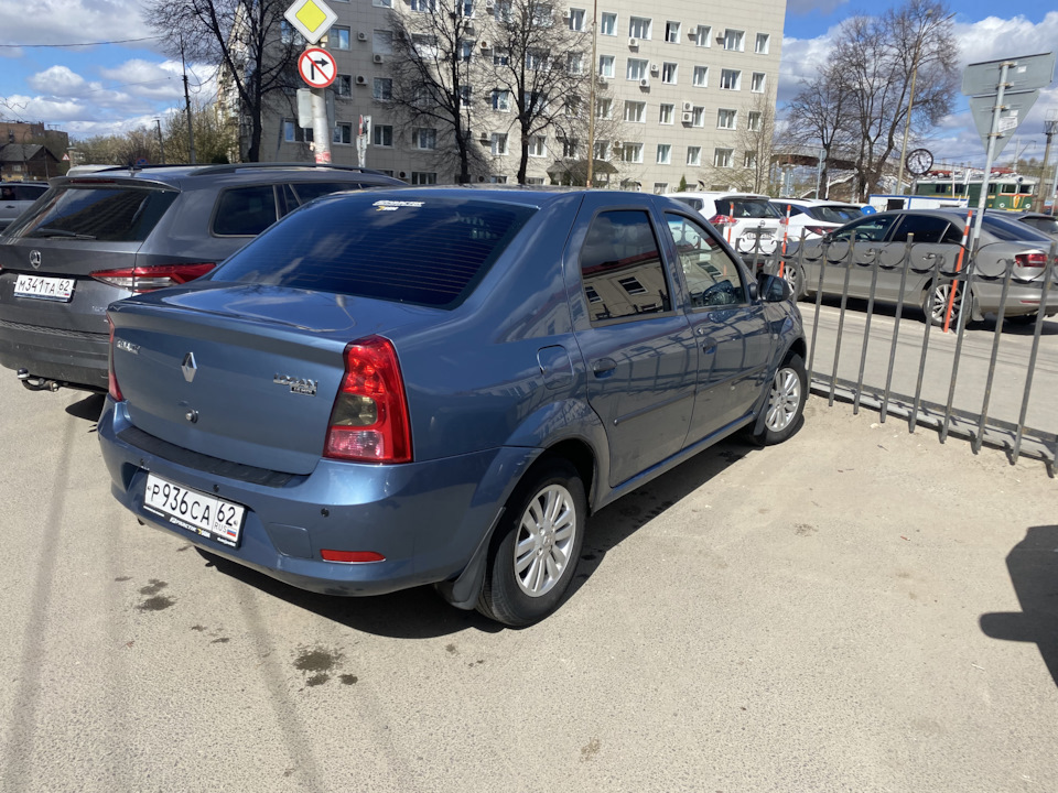 Бесшумные втулки дверей, дополнение… — Renault Logan (1G), 1,6 л, 2011 ...