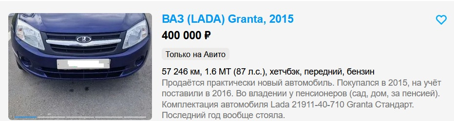 LADA Granta в Перми