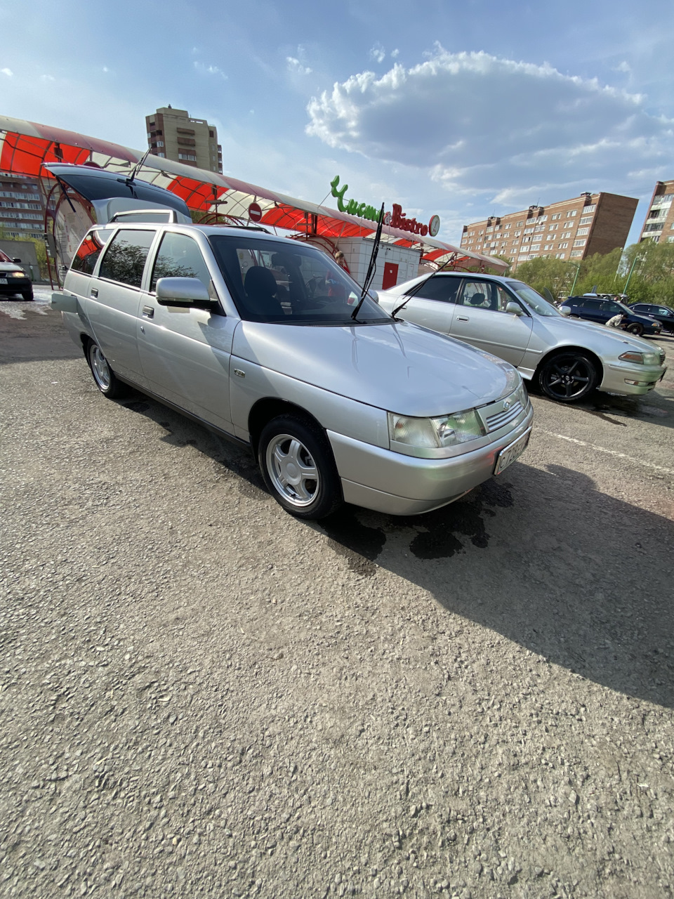 Первая мойка после керамики. Смотрим что получилось — Lada 21114, 1,6 л,  2012 года | мойка | DRIVE2