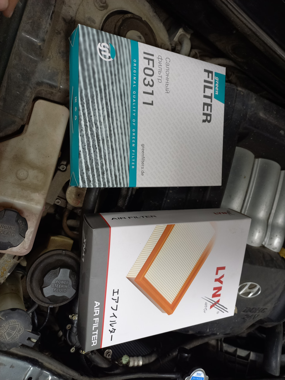 Замена масла двс санта фе классик 2.7 — Hyundai Santa Fe (1G), 2,7 л ...