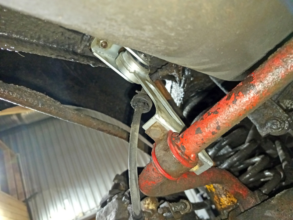 Вид на крепление к стабилизатору