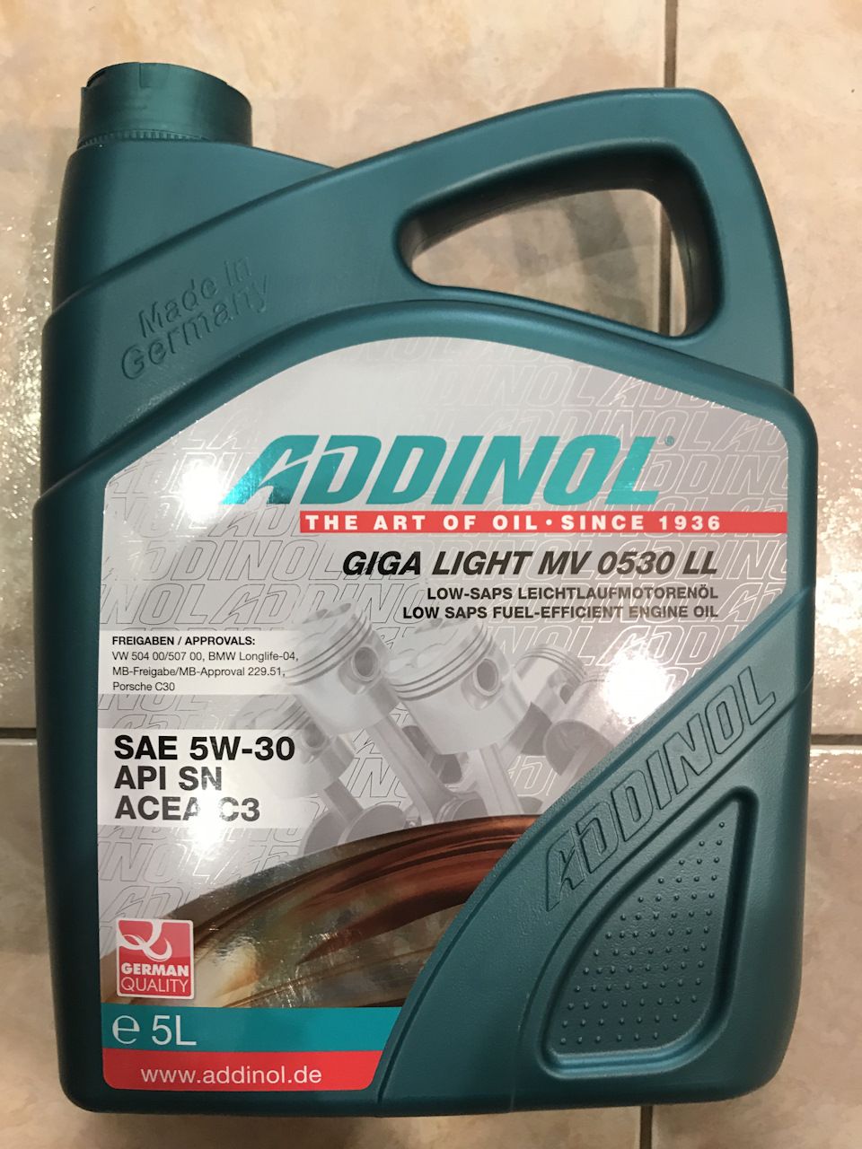 Addinol Giga Light MV 0530 ll. 4014766241108 Addinol. Addinol Giga Light 5w-30 1л. Addinol Giga Light 030, 0w-30, 1л.