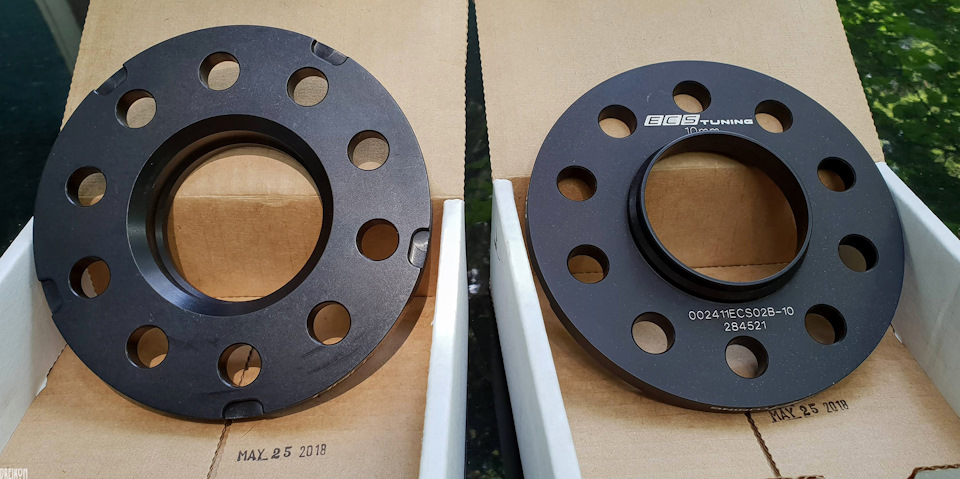 Расширяем колею с ECS — проставки для Audi A4 B9 — Audi A4 (B9), 2 л ...