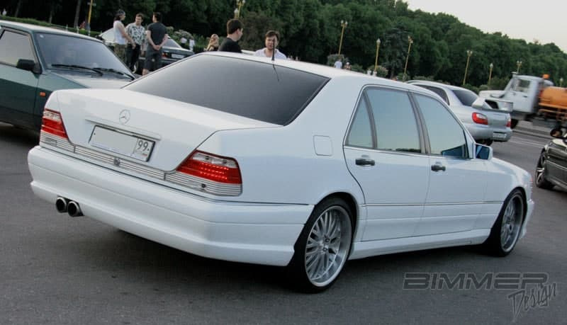 Mercedes Benz w140 Р±РµР»С‹Р№