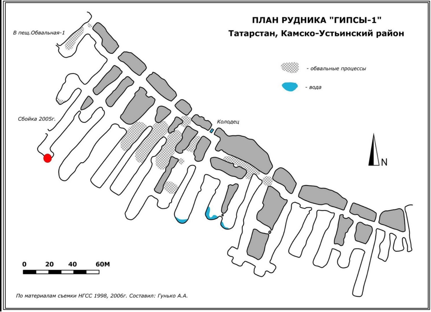 Юрьевская пещера карта