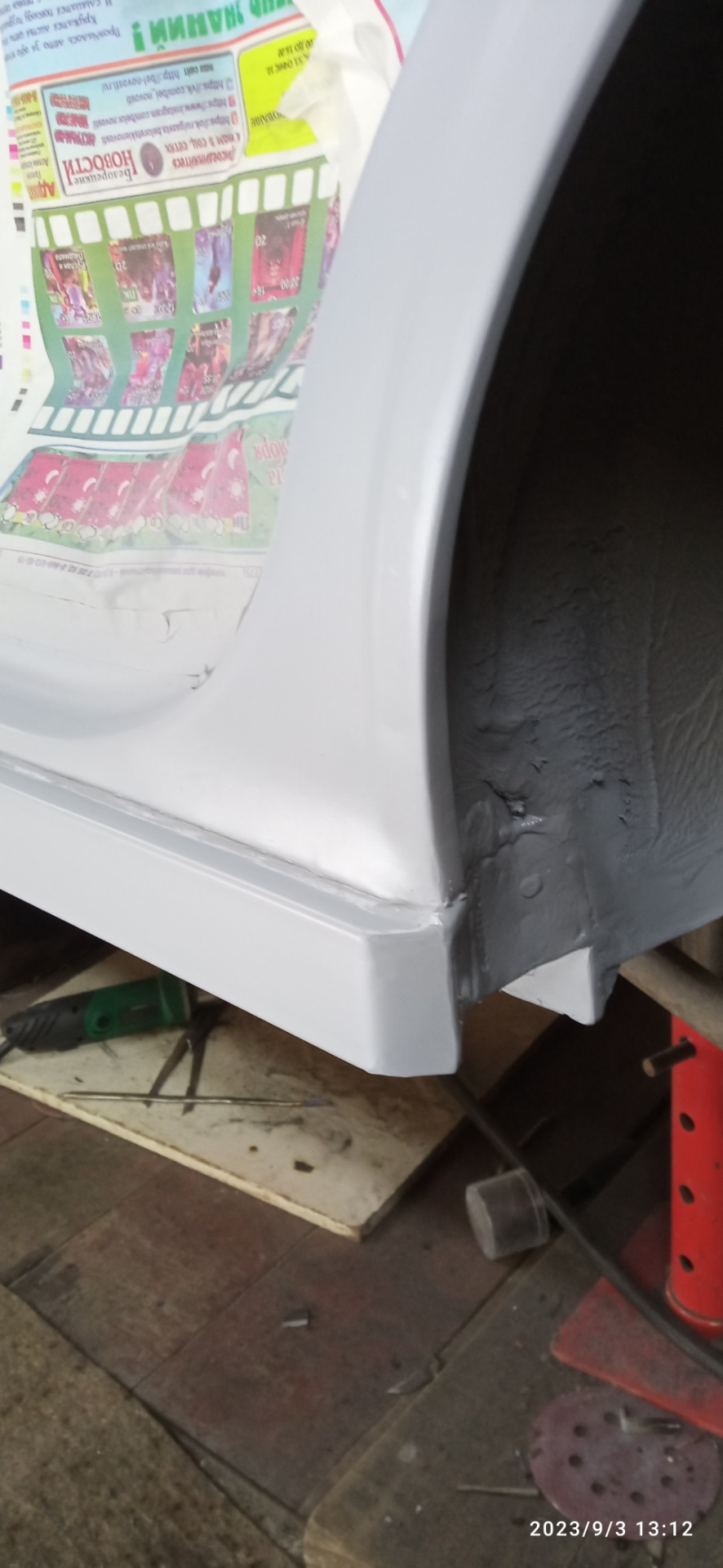 Замена порогов на проф трубу — Chevrolet Niva, 1,7 л, 2008 года ...