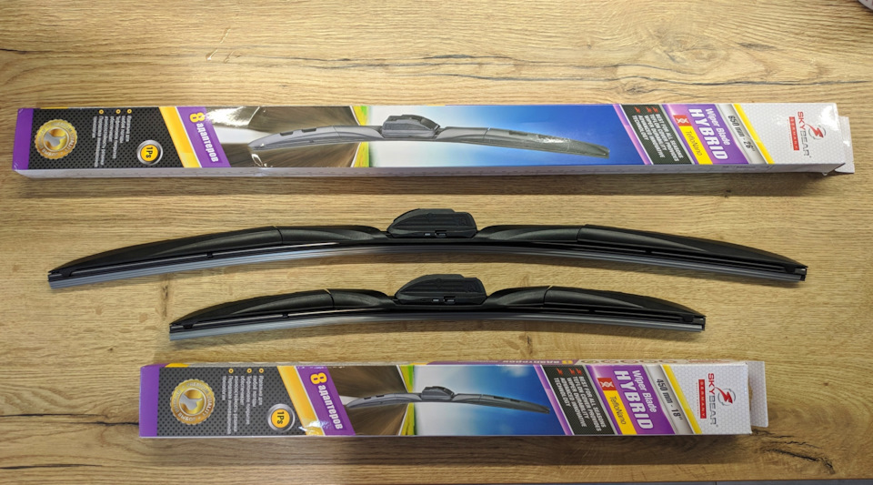 Гибридные щетки SkyBear 18" и 26" и фильтр салона 💎 — Honda Insight (3G ...