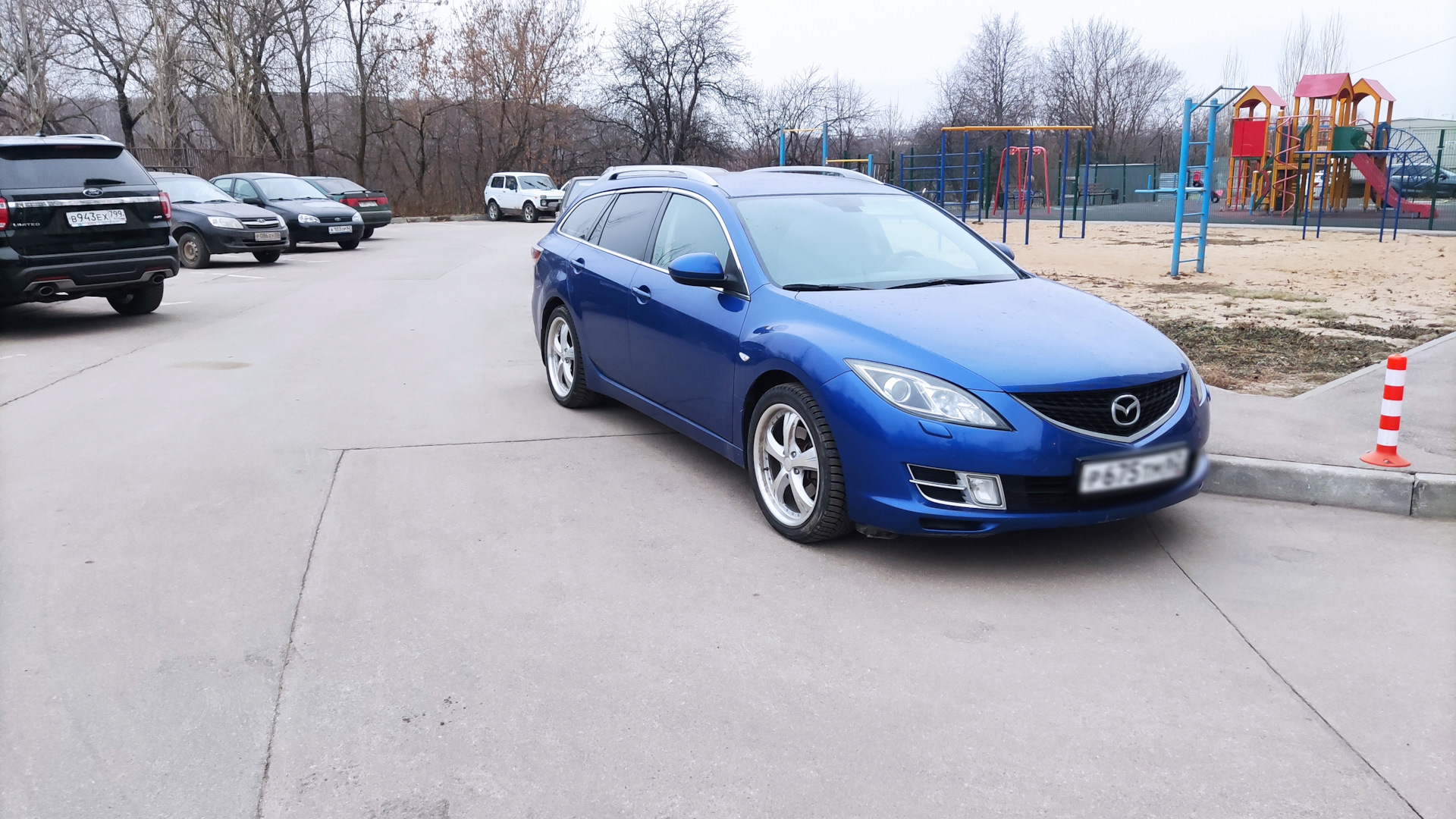 Mazda 6 (2G) GH 2.0 бензиновый 2008 | Синий Вагон 2.0 АКПП на DRIVE2