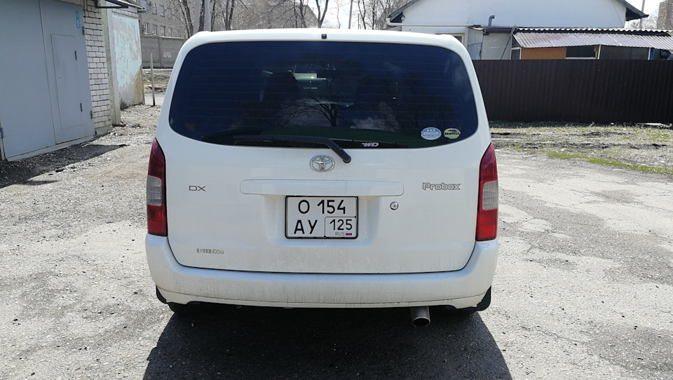 2. Убрал лишнее — Toyota Probox, 1,5 л, 2008 года | стайлинг | DRIVE2