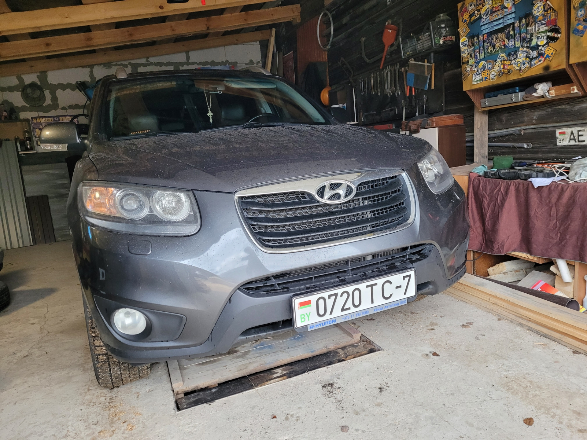 Чистка ДМРВ — Hyundai Santa Fe (2G), 2,2 л, 2010 года | своими руками |  DRIVE2