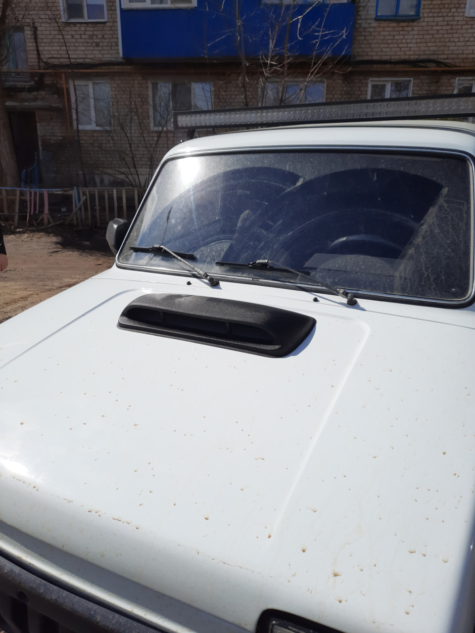 Воздухозаборник а-ля "субару" — Lada 4x4 3D, 1,5 л, 2000 года ...