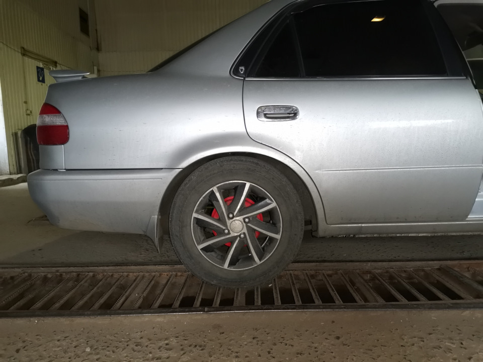 Усиленные задание пружины ОВК — Toyota Corolla (110), 1,5 л, 1998 года ...