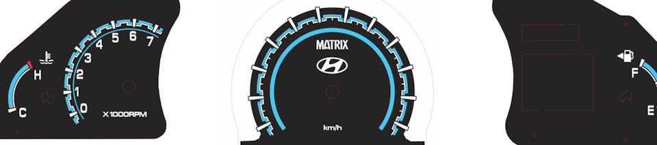 Переделка подсветки панели приборов — Hyundai Matrix, 1,6 л, 2006 года ...