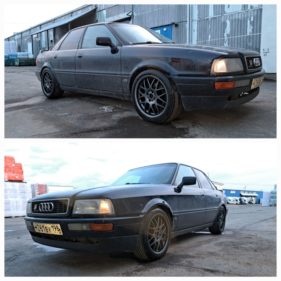 Новые диски на лете. часть 3. — Audi 80 (B4), 2 л, 1994 года | колёсные  диски | DRIVE2