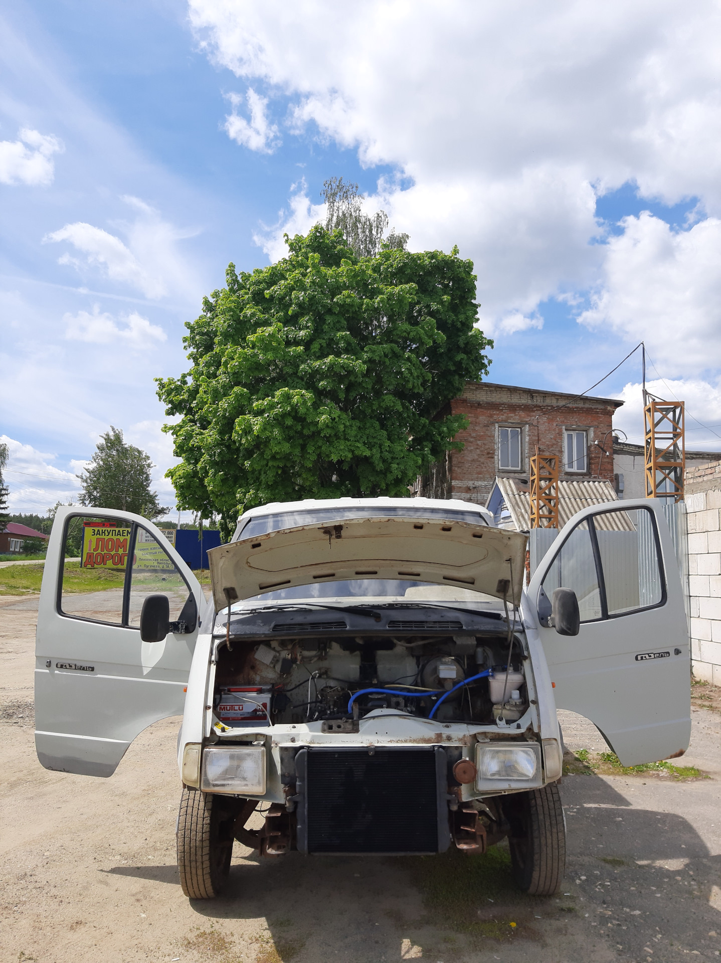 4️⃣ Установка двигателя, первый выезд — ГАЗ Газель, 2,5 л, 1998 года ...