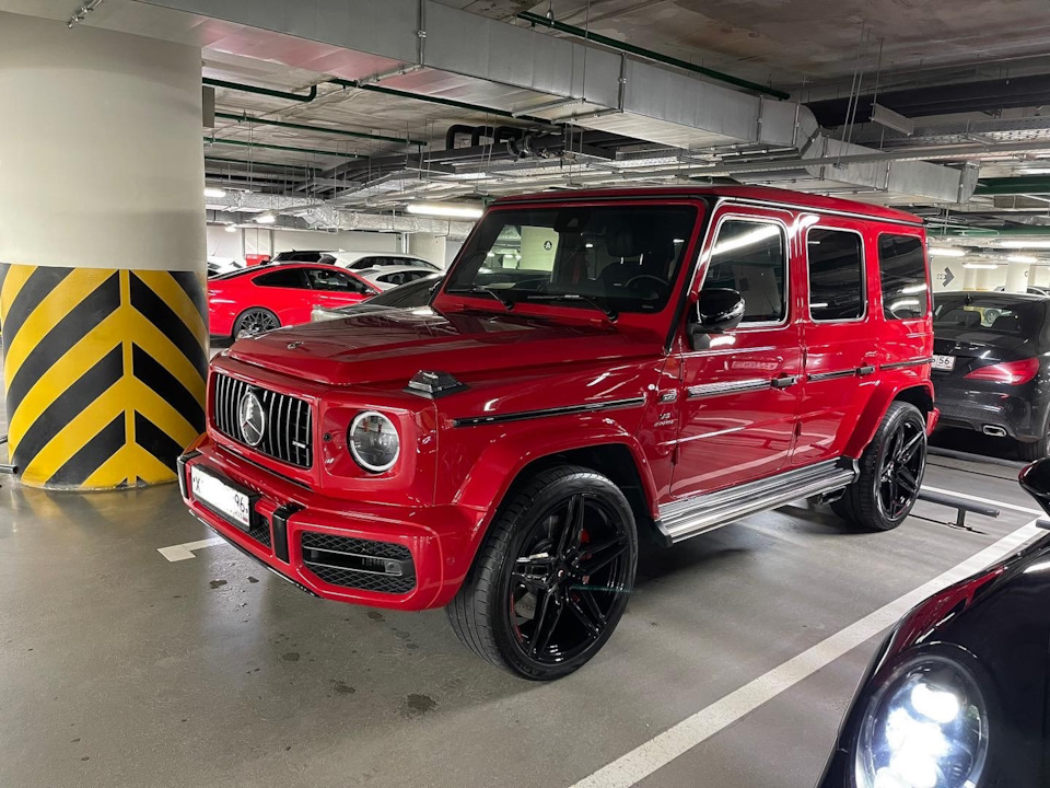 Кованые диски Vossen 11Jx23 ET25 5x130 на Mercedes-Benz G 63 AMG (2018 ...