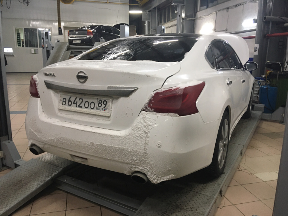 Замена антифриза — Nissan Teana (L33), 2,5 л, 2014 года | плановое ТО ...