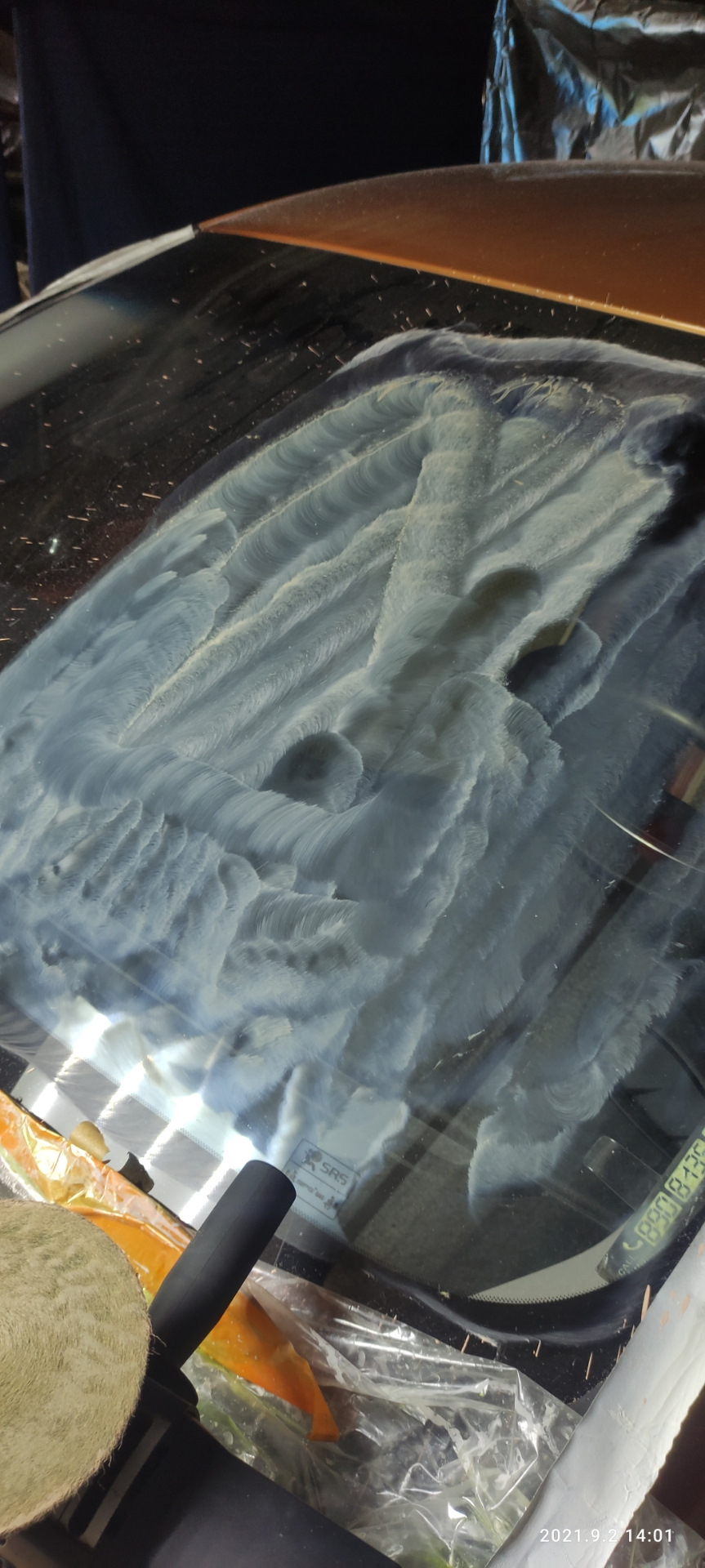 Полировка стекла — Volvo S60 (2G), 1,6 л., 2012 года | своими руками ...