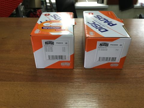 PN25000 Тормозные колодки (дисковые), передние NIBK | Запчасти на DRIVE2