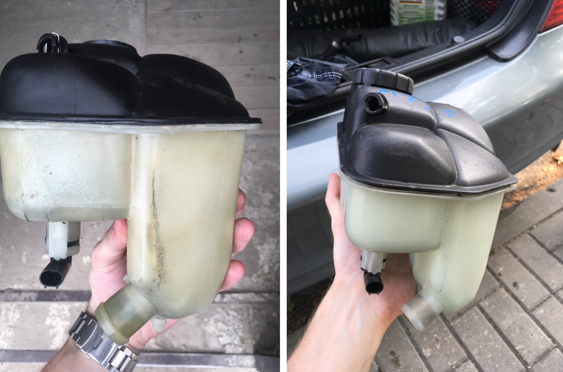 Треснул расширительный бачок (upd.) — Mercedes-Benz CLS (W219), 5 л ...