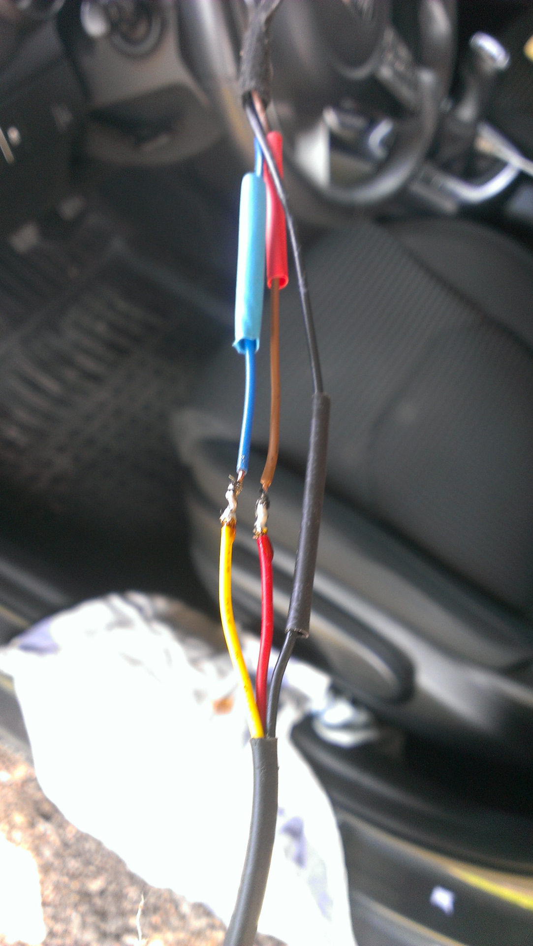 Электрохромное зеркало заднего вида. Установка. — KIA Ceed SW (3G), 1,6 ...