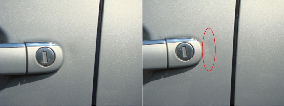 Неприятные вмятины — обведены красным овалом :(((. — Volkswagen Polo Sedan