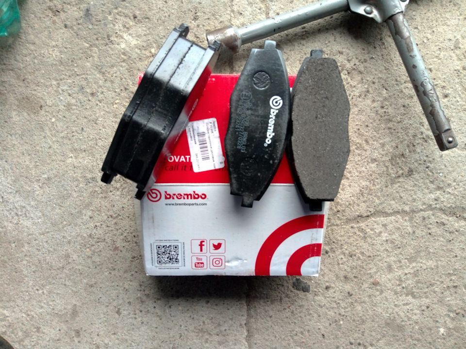 Тормозные колодки Brembo. Фишка ДПКВ — Daewoo Sens, 1,6 л, 2003 года ...