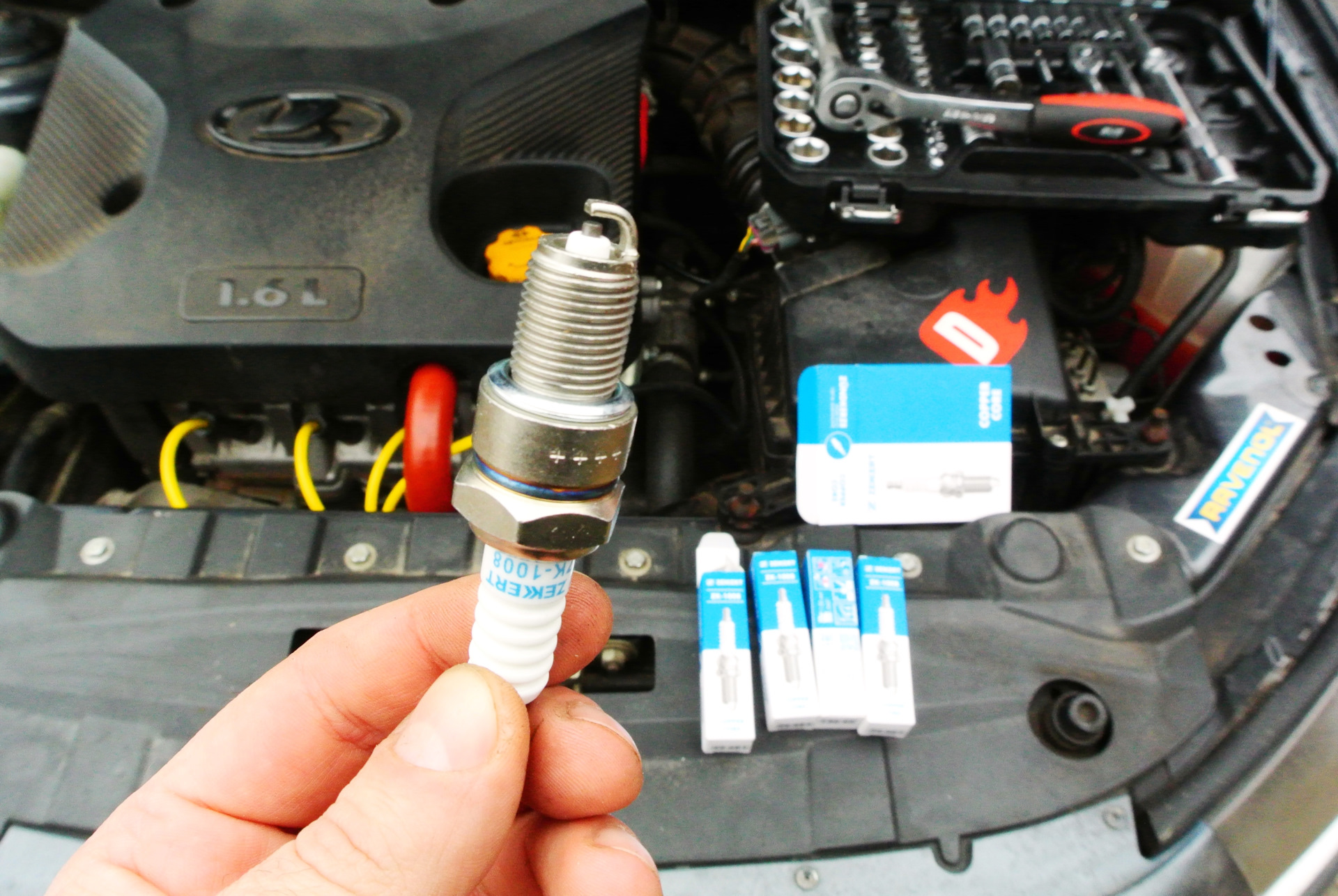 Приход от иридиевых свечей на гранте? Установка никелевых свечей ...