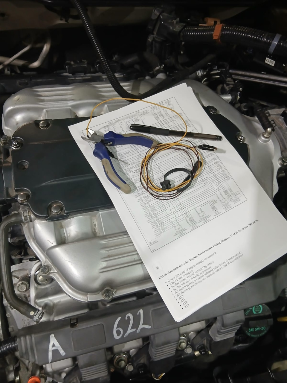 13. Инструменты электрика. 🙂 — Honda Accord (8G)